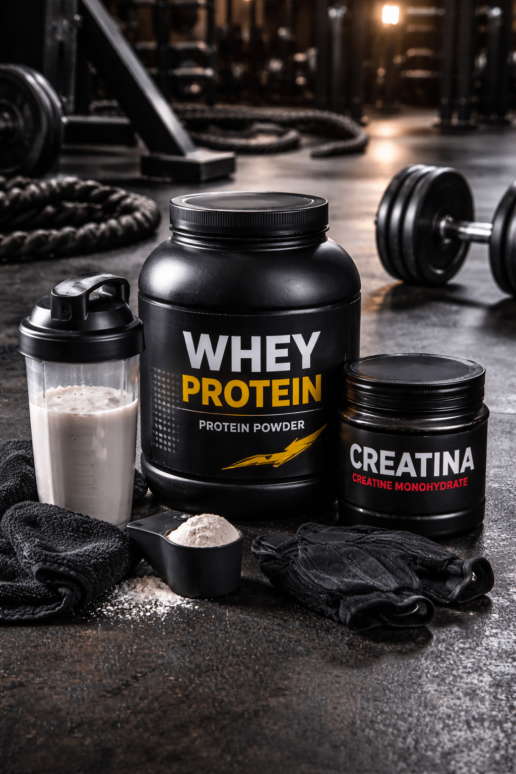 Los suplementos y accesorios que uso para entrenar en el&nbsp;Gym.